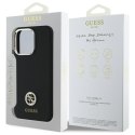 Guess GUHCP16LM4DGPK iPhone 16 Pro 6.3" czarny/black hardcase Silicone Logo Strass 4G