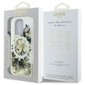 Guess GUHMP16XLFMWTE iPhone 16 Pro Max 6.9" beżowy/beige hardcase Liquid Glitter Flower MagSafe