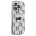 Karl Lagerfeld KLHCP16XHKLPKHT iPhone 16 Pro Max 6.9" przezroczysty/transparent hardcase IML Karl Head Electroplated