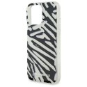 Karl Lagerfeld KLHCP16XHZBPKCCK iPhone 16 Pro Max 6.9" czarny/black hardcase IML Zebra Pattern & Cord