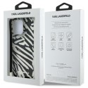 Karl Lagerfeld KLHCP16LHZBPKCCK iPhone 16 Pro 6.3" czarny/black hardcase IML Zebra Pattern & Cord