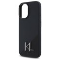 Karl Lagerfeld KLHMP16SSCMKMPCK iPhone 16 6.1" czarny/black hardcase Silicone Shadow Metal Initial MagSafe