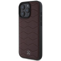 Mercedes nakładka do iPhone 16 Pro Max 6,9" MEHCP16X23RWRSR Hardcase MB Waves Leather czerwona