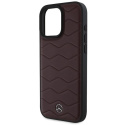 Mercedes nakładka do iPhone 16 Pro Max 6,9" MEHCP16X23RWRSR Hardcase MB Waves Leather czerwona