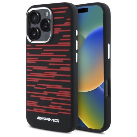 AMG AMHMP16X24SSRRK iPhone 16 Pro Max 6.9" czarny/black hardcase Silicone Graphics MagSafe