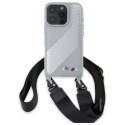 BMW BMHCP16X23PSCCG iPhone 16 Pro Max 6.9" szary/grey hardcase M Edition Carbon Stripe & Strap