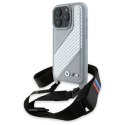 BMW BMHCP16L23PSCCG iPhone 16 Pro 6.3" szary/grey hardcase M Edition Carbon Stripe & Strap