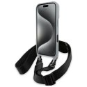 BMW BMHCP16S23PSCCG iPhone 16 6.1" szary/grey hardcase M Edition Carbon Stripe & Strap