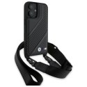 BMW BMHCP16S23PSCCK iPhone 16 6.1" czarny/black hardcase M Edition Carbon Stripe & Strap