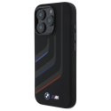 BMW BMHMP16X23SLIK iPhone 16 Pro Max 6.9" czarny/black hardcase Silicone Turning Lines MagSafe