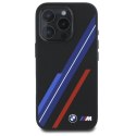 BMW BMHMP16X23SSPK iPhone 16 Pro Max 6.9" czarny/black hardcase Silicone Random Lines MagSafe