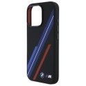 BMW BMHMP16X23SSPK iPhone 16 Pro Max 6.9" czarny/black hardcase Silicone Random Lines MagSafe