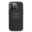 DKNY DKHCP16SSMCBSK iPhone 16 6.1" czarny/black hardcase Liquid Silicone Metal Logo