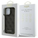 Guess GUHCP16XGF4GBR iPhone 16 Pro Max 6.9" brązowy/brown hardcase 4G Charms Collection