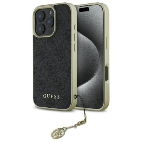 Guess GUHCP16XGF4GGR iPhone 16 Pro Max 6.9" czarny/black hardcase 4G Charms Collection