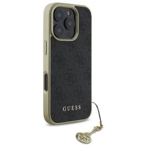 Guess GUHCP16XGF4GGR iPhone 16 Pro Max 6.9" czarny/black hardcase 4G Charms Collection