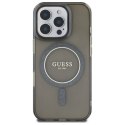 Guess GUHMP16LHFGEREK iPhone 16 Pro 6.3" czarny/black hardcase IML Glitter Circle MagSafe