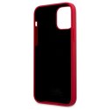 Karl Lagerfeld KLHCP12MSLKLRE iPhone 12/12 Pro 6,1" Silicone Stack Logo czerwony/red