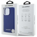 Karl Lagerfeld KLHMP16XPGMSRPB iPhone 16 Pro Max 6.9" niebieski/blue hardcase FW Metal Plate MagSafe