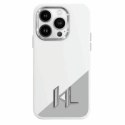 Karl Lagerfeld KLHMP16SSCMKMPCH iPhone 16 6,1" biały/white hardcase Silicone Initial Metal Logo MagSafe