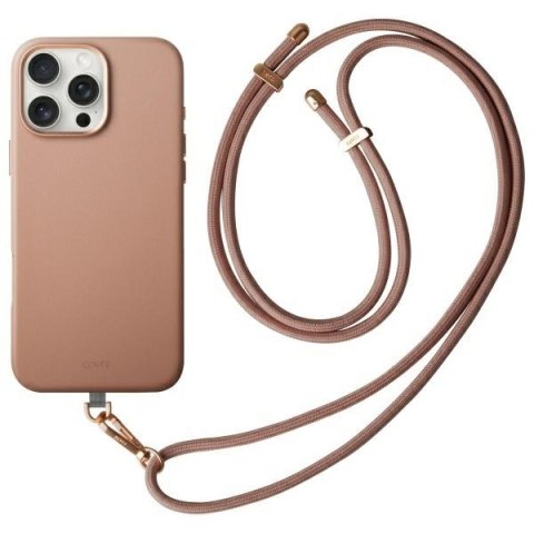 UNIQ etui Coehl Muse iPhone 16 Pro 6.3" Magnetic Charging dusty nude