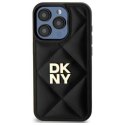 DKNY DKHCP15MPQDSLK iPhone 15 Plus 6.7" czarny/black Quilted Stack Logo