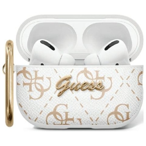 Guess GUAP2PG4GPH AirPods Pro 2 (2022/2023) cover biały/white 4G Hook