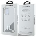 Karl Lagerfeld KLHMP16SSCMKMPCH iPhone 16 6,1" biały/white hardcase Silicone Initial Metal Logo MagSafe