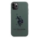 US Polo USHCN58SLHRGN iPhone 11 Pro zielony/green Silicone Collection