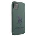 US Polo USHCN58SLHRGN iPhone 11 Pro zielony/green Silicone Collection