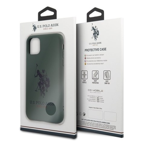 US Polo USHCN58SLHRGN iPhone 11 Pro zielony/green Silicone Collection