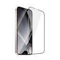 Szkło hartowane z metalową ramką do iPhone 13 / 13 Pro 6,1'' / 14 6,1" czarna ramka