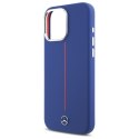 Mercedes MEHMP16X23SUMRV iPhone 16 Pro Max 6.9" granatowy/navy hardcase Silicone Red Stripe MagSafe