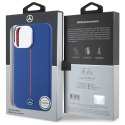 Mercedes MEHMP16X23SUMRV iPhone 16 Pro Max 6.9" granatowy/navy hardcase Silicone Red Stripe MagSafe