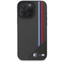 BMW nakładka do iPhone 16 6,1" BMHMP16S23PUTRK Hardcase M Meshed Tricolor Stripes MagSafe czarna