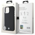 BMW nakładka do iPhone 16 Pro Max 6,9" BMHMP16X23PUFWK Hardcase Sign Full Wrapped Metal MagSafe czarna