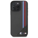 BMW nakładka do iPhone 16 Pro Max 6,9" BMHMP16X23PUTRA Hardcase M Meshed Tricolor Stripes MagSafe antracyt