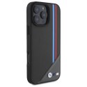 BMW nakładka do iPhone 16 Pro Max 6,9" BMHMP16X23PUTRA Hardcase M Meshed Tricolor Stripes MagSafe antracyt