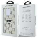 Karl Lagerfeld nakładka do iPhone 16 Pro 6,3" KLHCP16LHKLPCHT przezroczysta Hardcase IML Choupette Head Electroplated