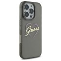 Guess GUHCP16XHCHGSPK iPhone 16 Pro Max 6.9" czarny/black hardcase IML Heart