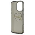 Guess GUHCP16LHCHGSPK iPhone 16 Pro 6.3" czarny/black hardcase IML Heart