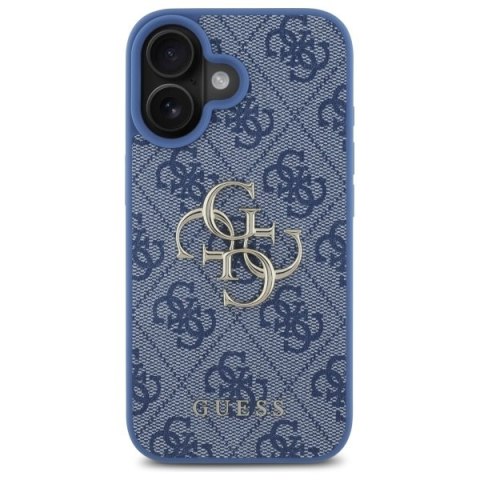 Guess GUHCP16S4GMGBL iPhone 16 6.1" niebieski/blue hardcase 4G Big Logo