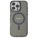 Guess GUHMP16XPFTDTEK iPhone 16 Pro Max 6.9" czarny/black hardcase IML Rhinestones MagSafe