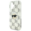 Karl Lagerfeld nakładka do iPhone 16 6,1" KLHCP16SHKLPKHT przezroczysta Hardcase IML Karl Head Electroplated