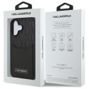 Karl Lagerfeld nakładka do iPhone 16 6,1" KLHCP16SPGKHPRPK czarna Hardcase Cardslots Monogram