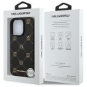 Karl Lagerfeld nakładka do iPhone 16 Pro 6,3" KLHMP16LPGKHPHK czarna Hardcase Karl Head MagSafe