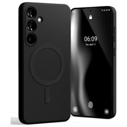 Mercury MagSafe Semi-Silicone Samsung S24 FE S721 czarny/black