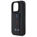 BMW BMHCP16XGSPCCK iPhone 16 Pro Max 6.9" czarny/black hardcase M Grip Stand Smooth and Carbon