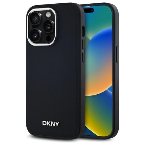 DKNY DKHMP14LPSCMCLK iPhone 14 Pro 6.1" czarny/black hardcase Plain Logo MagSafe