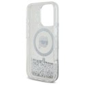 Karl Lagerfeld KLHMP16XLGKISGH iPhone 16 Pro Max 6.9" hardcase transparent Liquid Glitter Karl Head Magsafe